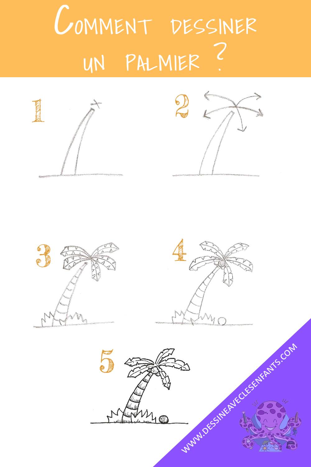Dessiner un palmier - Blog - Dessindigo